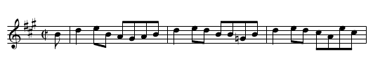 Killin - staff notation
