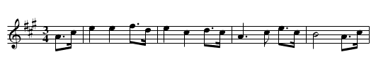 Kilworth Hills - staff notation