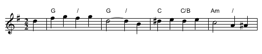 Kim's Game - staff notation