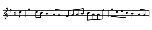 Kincaldrum - staff notation