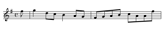 Kine Caldrum's Reel - staff notation