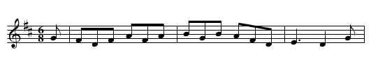 King Charles's Jig - staff notation
