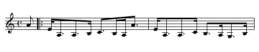 King George IV - staff notation