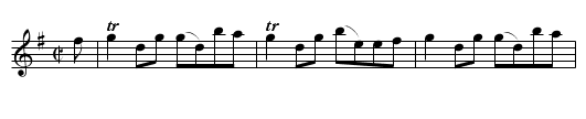 King George the Fourth's Arrival, at Leith.  A Reel. - staff notation