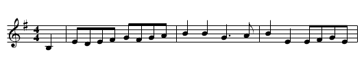 King of the Fairies - staff notation