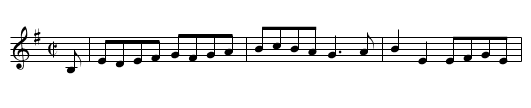 King of the Fairies - staff notation