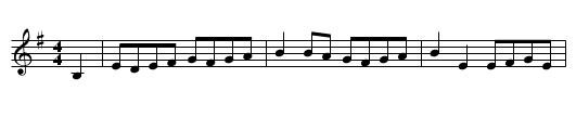 King of the Fairies - staff notation