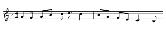 King Orfeo (2) - staff notation