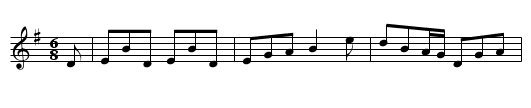King William going out a hunting - staff notation