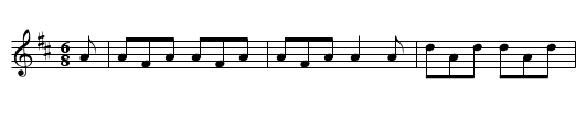 King William's March. JaW.050 - staff notation