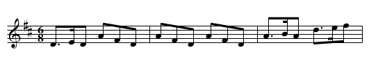 King's Arms, The - staff notation