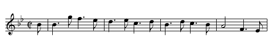 King's Entry. JJo2.083 - staff notation