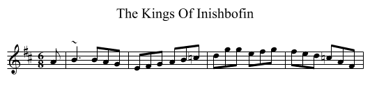 Kings Of Inishbofin, The  - staff notation