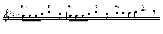 Kings - staff notation