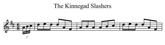 Kinnegad Slashers, The - staff notation