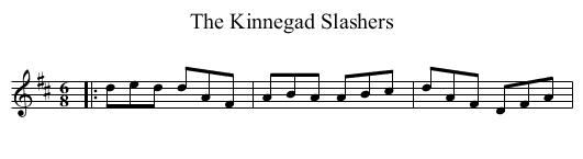 Kinnegad Slashers, The - staff notation