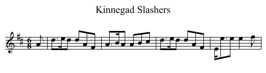 Kinnegad Slashers - staff notation