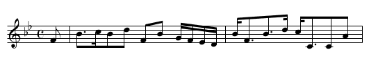 Kinrara Strathspey - staff notation