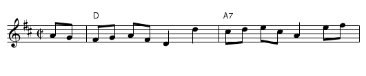 Kirk's Hornpipe - staff notation