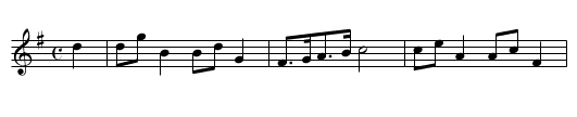 Kirmish Schottish - staff notation