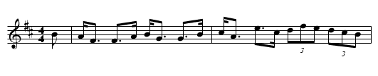 Kirrie Kebbuck, The - staff notation