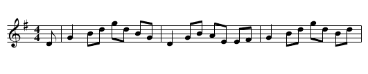 Kiss me Kate - staff notation