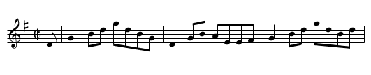 Kiss Me Kate - staff notation