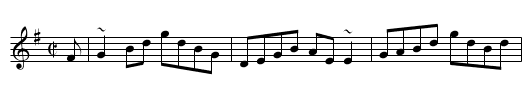 Kiss Me Kate - staff notation