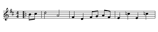Kiss Me Quick, My Mither's Coming - staff notation