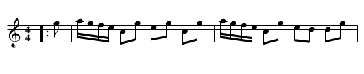 Kiss me sweetly - staff notation