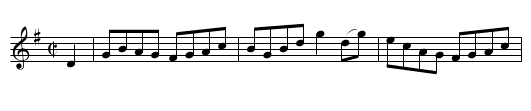 Kiss The Bride     (reel)     1496 - staff notation