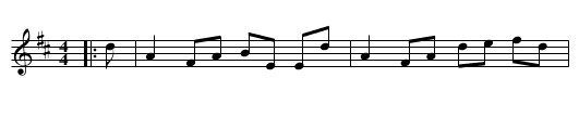 Kiss the Lass you like best - staff notation