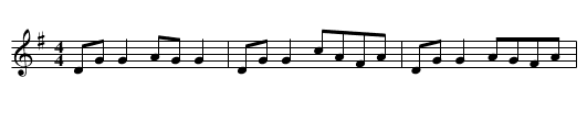 Kiss the Maid behind the Barrel (reel)  - staff notation