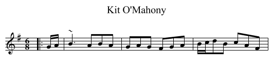 Kit O'Mahony - staff notation
