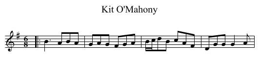Kit O'Mahony - staff notation
