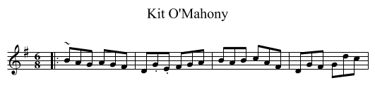 Kit O'Mahony - staff notation
