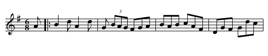 Kit O'Mahony's Jig - staff notation