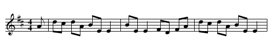 Kitty Clover's Reel - staff notation