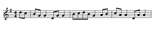 Kitty Jones - staff notation