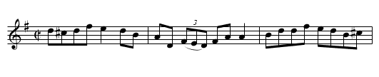 Kitty Losty's Reel            1221 - staff notation