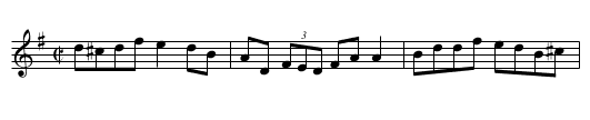 Kitty Losty's Reel - staff notation