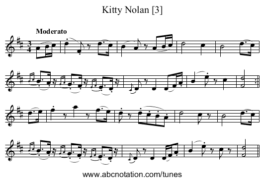Kitty Nolan [3] - staff notation