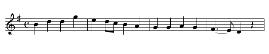 Kitty O'Brien - staff notation