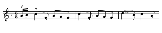 KITTY OF OULART -- JIG. - staff notation