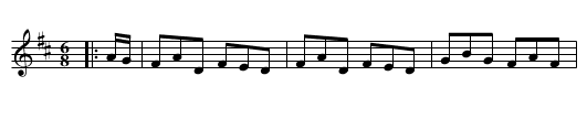 Kitty of Oulart - staff notation