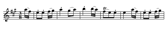 Kitty the Cuckoo - staff notation