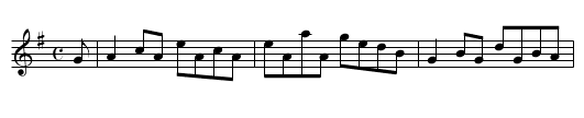 Kitty the Hare - staff notation