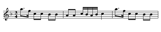 Klang, mina vackra bj&auml;llra - staff notation