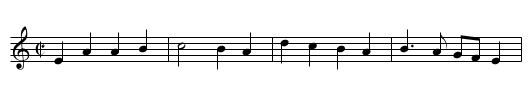 Kleuterbos - staff notation
