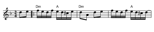 Klezmer Kerry Polka #1 - staff notation